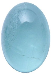 Aquamarine cabochon 13.82 cts.